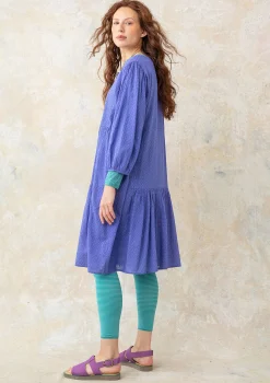 Best Gudrun Sjödén Webkleid Aus Bio-Baumwolle himmelblau