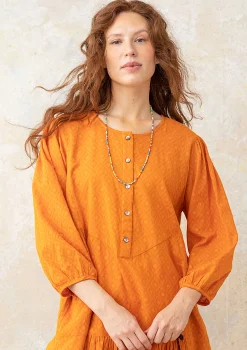 Clearance Gudrun Sjödén Webkleid Aus Bio-Baumwolle masala