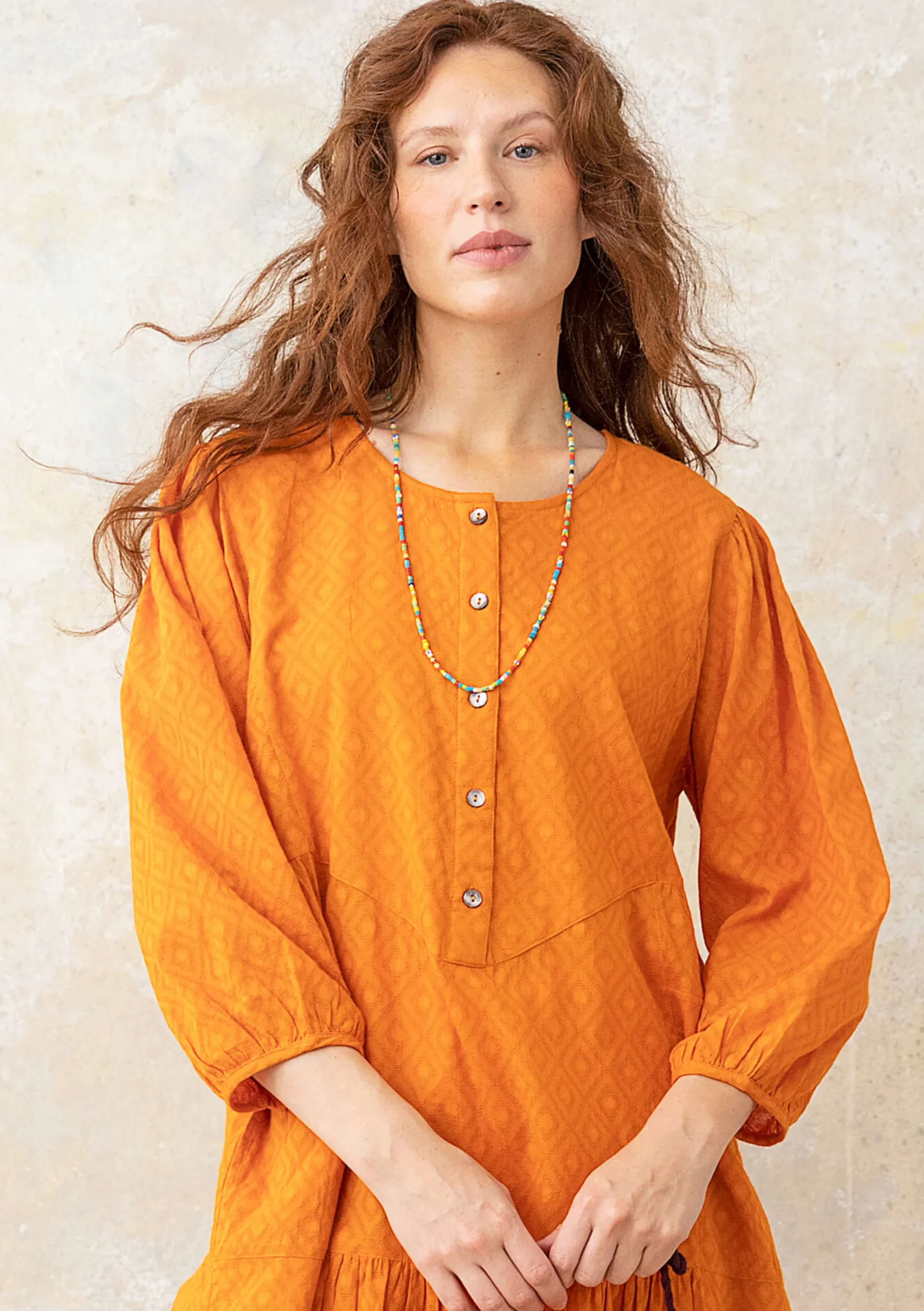 Clearance Gudrun Sjödén Webkleid Aus Bio-Baumwolle masala
