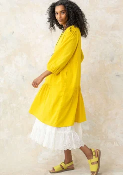 Best Gudrun Sjödén Webkleid Aus Bio-Baumwolle ananas