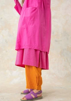 Sale Gudrun Sjödén Webkleid Aus Bio-Baumwolle hibiskus