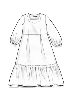 Outlet Gudrun Sjödén Webkleid Aus Viskose roggen
