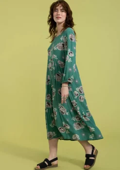 Gudrun Sjödén Webkleid Aus Viskose wermutkraut