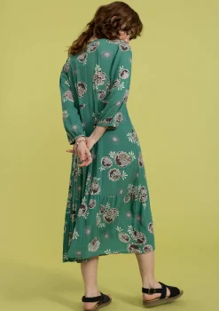 Gudrun Sjödén Webkleid Aus Viskose wermutkraut